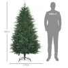 Műfenyő 114x114x180 cm élethű karácsonyfa dús 4030 ággal
