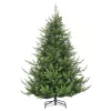Műfenyő 136x136x180 cm élethű karácsonyfa dús Nordmann műtölgy, gyors összeállítással