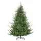 Műfenyő 136x136x180 cm élethű karácsonyfa dús Nordmann műtölgy, gyors összeállítással