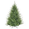 Műfenyő 136x136x180 cm élethű karácsonyfa dús Nordmann műfenyő, gyors összeállítással
