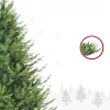 Műfenyő 136x136x180 cm élethű karácsonyfa dús Nordmann műtölgy, gyors összeállítással
