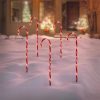 Candy Cane Christmas garden candy cane set of 5 73x400 cm 56LED warm white, Christmas decoration