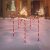 Candy Cane karácsonyi kerti cukorpálca 5 darabos készlet 73x400 cm 56LED meleg fehér, karácsony