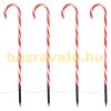 Candy Cane Christmas garden candy cane set of 5 73x400 cm 56LED warm white, Christmas decoration