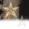 Luminous star Christmas decoration 85 cm, 320 LED warm white Christmas lighting