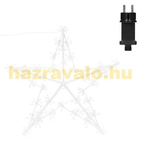   Világító csillag karácsonyi dekoráció 85 cm, 320 LED meleg fehér karácsonyi világítás