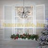 Mistletoe LED lighting Ø36 cm, Christmas decoration 240 LED warm white, Christmas lighting