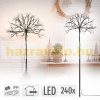 Illuminated wooden decoration 100 cm, warm white, 240 LEDs, suitable for indoor and outdoor use