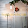 Illuminated wooden decoration 100 cm, warm white, 240 LEDs, suitable for indoor and outdoor use