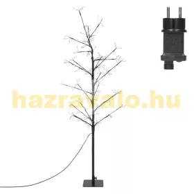 LED karácsonyi dekorációs fa 120 cm, 240 LED meleg fehér, karácsonyfa bel- és kültéri karácsonyi