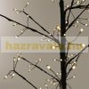LED Christmas decoration tree 120 cm, 240 LEDs warm white, Christmas tree indoor and outdoor Christmas lighting
