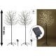 Solar LED Christmas decoration tree 150 cm set of 2 200 LED warm white, Christmas tree indoor and outdoor Christmas lighting