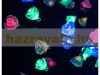 LED Christmas decoration tree 180 cm, 336 LEDs warm white, with 336 colored light-up flowers indoor and outdoor lighting