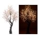 LED decorative tree, cherry blossom decorative tree 200 cm, 576 LEDs warm white, with 576 luminous flowers indoor and outdoor lighting