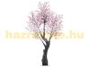 LED decorative tree, cherry blossom decorative tree 200 cm, 576 LEDs warm white, with 576 luminous flowers indoor and outdoor lighting