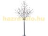 LED Christmas decoration tree 250 cm, 600 LED warm white, with 600 luminous flowers indoor and outdoor lighting