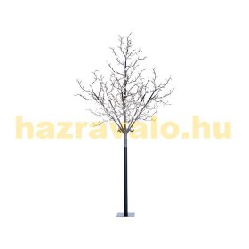   LED karácsonyi dekorációs fa 250 cm, 600 LED meleg fehér, 600 db világító virággal bel- és kültéri világítás