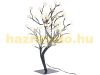 LED Christmas decoration tree 45 cm, 64 LEDs warm white, with 64 luminous flowers indoor and outdoor Christmas lighting