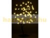 LED Christmas decoration tree 45 cm, 64 LEDs warm white, with 64 luminous flowers indoor and outdoor Christmas lighting