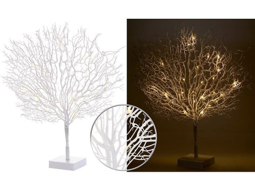 LED Christmas decoration tree 50 cm, 25 LEDs warm white, Christmas tree indoor Christmas lighting