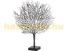 LED Christmas decorative black tree 50 cm, 25 LED warm white, Christmas tree indoor Christmas lighting