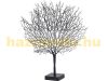 LED Christmas decorative black tree 50 cm, 25 LED warm white, Christmas tree indoor Christmas lighting