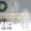 LED Christmas tree Christmas decoration 87 cm, 90 LEDs warm white, metal LED Christmas tree indoor and outdoor Christmas lighting