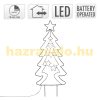 LED Christmas tree Christmas decoration 87 cm, 90 LEDs warm white, metal LED Christmas tree indoor and outdoor Christmas lighting