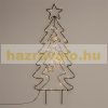 LED Christmas tree Christmas decoration 87 cm, 90 LEDs warm white, metal LED Christmas tree indoor and outdoor Christmas lighting