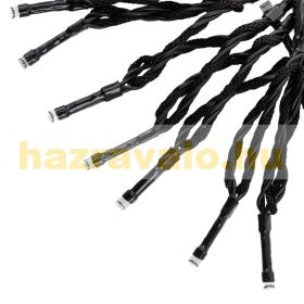   Karácsonyfa fényháló, 208 cm meleg fehér 192 LED karácsonyi világítás, ünnepi fényfüzér