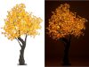 LED decorative tree, maple decorative tree 200 cm, 576 LEDs warm white, 576 illuminated leaves indoor and outdoor lighting