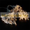 LED light curtain 220 cm warm white 138 LED Christmas lights with timer, festive light string