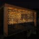 LED light curtain 200x100 cm warm white 160 LED lighting, festive light string for pergola