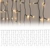 Light curtain Christmas lighting 300 cm black 400 warm white LED Christmas string lights