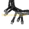 Light curtain Christmas lighting 300 cm black 400 warm white LED Christmas string lights