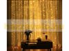 LED light curtain, 300 LED warm white, 3x3 meters with remote control, timer USB Christmas decoration, lighting