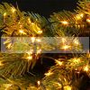 Christmas light string with LED built into the wire 45 m light chain 1500 LEDs, warm white, with 8 functions