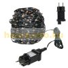 Christmas light string with LED built into the wire, 24 m light chain 800 LEDs, warm white, with 8 functions