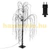 Illuminated sad willow decoration 190x120 cm, warm white, 400 LED metal and plastic, outdoor lighting, wood decor