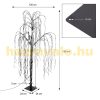 Illuminated sad willow decoration 190x120 cm, warm white, 400 LED metal and plastic, outdoor lighting, wood decor