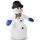 Inflatable Christmas snowman figure 240x170x115 cm with LED lighting, outdoor/indoor