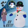 Inflatable Christmas snowman figure 240x170x115 cm with LED lighting, outdoor/indoor