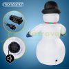 Inflatable Christmas snowman figure 240x170x115 cm with LED lighting, outdoor/indoor