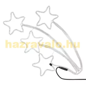 LED hullócsillag karácsonyi dekoráció 61x57 cm, 216 LED meleg fehér, bel- és kültéri karácsonyi