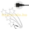 LED shooting star Christmas decoration 61x57 cm, 216 LED warm white, indoor and outdoor Christmas lighting