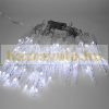 Christmas Lighting LED Icicle String Lights Cold White, 72 LEDs, 8 Light Modes with Timer, Outdoor Decoration