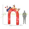 Inflatable Christmas decoration 250 x 60 x 270 cm gate arch with Santa Claus