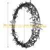 Christmas decoration with light-up wreath Ø38cm, 300 LED warm white light-wreath, Christmas lighting