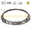 Christmas decoration with light-up wreath Ø48cm, 400 LED warm white light-wreath, Christmas lighting