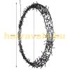 Christmas decoration with light-up wreath Ø58cm, 500 LED warm white light-wreath, Christmas lighting